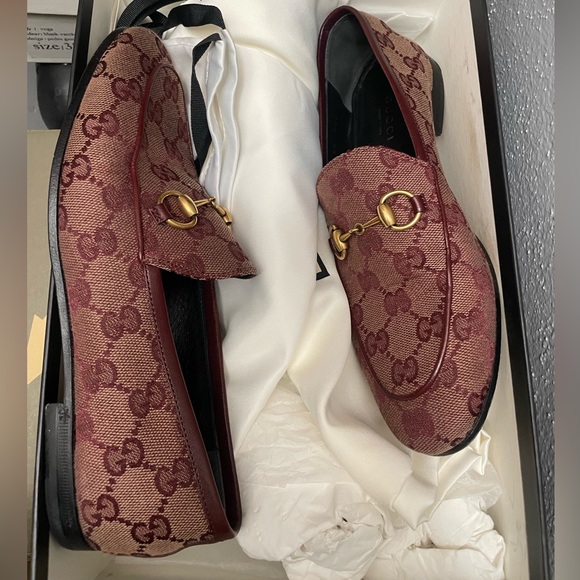 Gucci GG print horse-bit loafers - Picture 2 of 6
